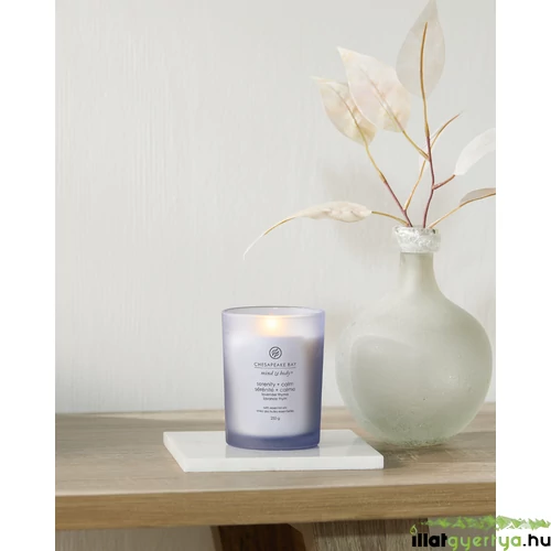serenity + calm (lavender thyme) közepes üveggyertya 250 g