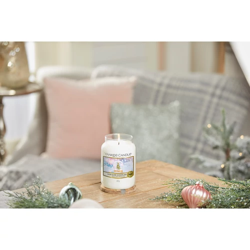 Snow Globe Wonderland klasszikus nagy üveggyertya