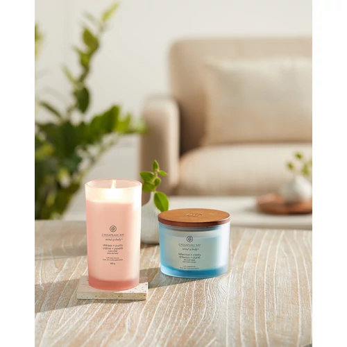 Chesapeake Bay Candle® stillness + purity (rose water) nagy üveggyertya 355 g