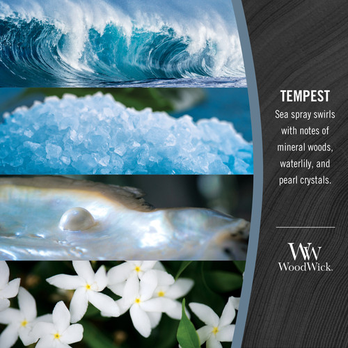 WoodWick® Tempest közepes üveggyertya 275 g