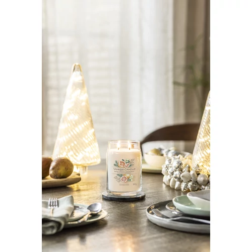 Yankee Candle® White Spruce & Grapefruit Signature nagy üveggyertya 567 g