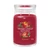 Red Apple Wreath Signature nagy üveggyertya 567 g
